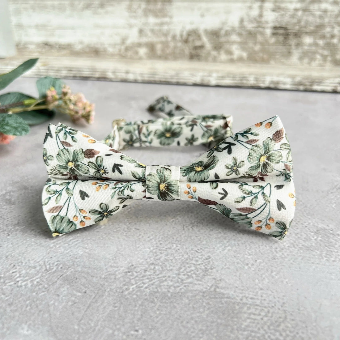 Floral Wedding Bow Ties