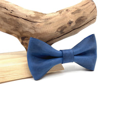 Crazy Blue Leather Bow Tie / Blue Leather Bow Tie / Leather Bow Tie / Groom Bow Tie / Genuine Leather Bow Tie / Wedding Bow Tie /